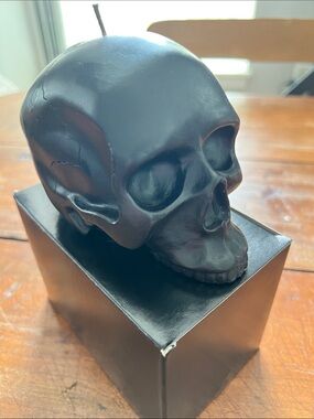 DL & Co Black Skull Decorative Candle - Home Art